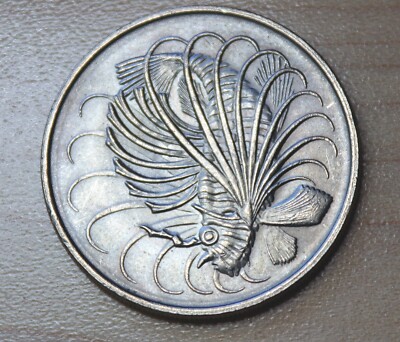 招*@様 No.45 アンティーク 銀貨 シンガポール 50 プルーフ 1980 1980 Singapore 50 Cents Lion Fish | eBay