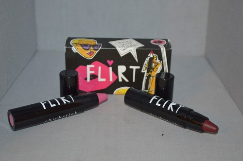 Flirt Amber Rose Chicsticks Set Pauly & Franky Lip Crayons .105oz Each - Picture 3 of 3