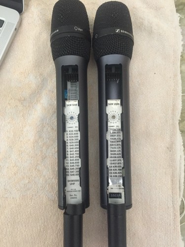 Sennheiser SKM-5000 Handheld Microphone Transmitter W/ Capsule Freq 632-648  MHz | eBay