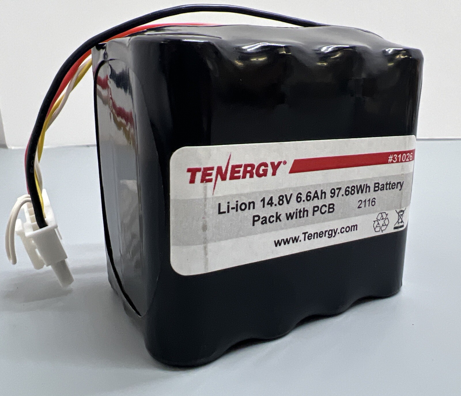 Tenergy 31026 Li-ion  14.8V 6600mAh 6.6Ah 97.68Wh Rechargeab