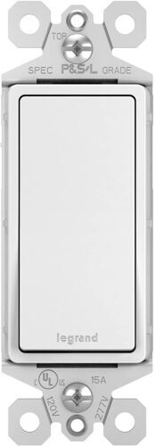 PASS & SEYMOUR Dimmer Für Kompaktleuchtstofflampen & LEDs – 3-Wege, Einpolig, 450 Watt, Mit Austauschbarem Zifferblatt (versch. Farben)