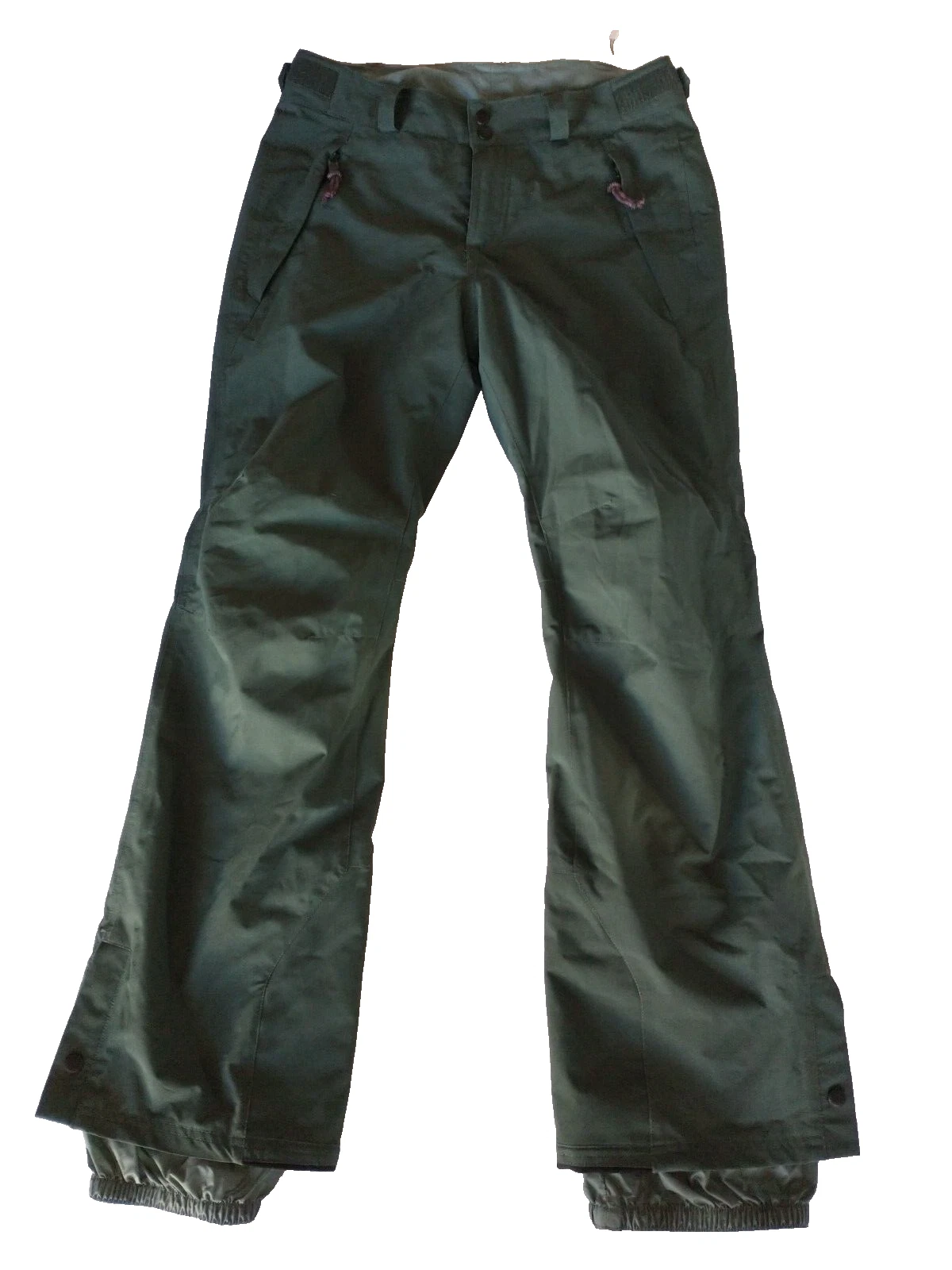 ONeill Snow Ski Board Pants Size Med Green Hyperdry Waterproof Breathable 32/31