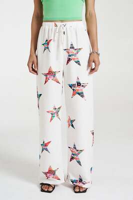 NEW SUMMI SUMMI SUMMI SUMMI Womens Elastic Waist Linen Pants - Star X Lovers