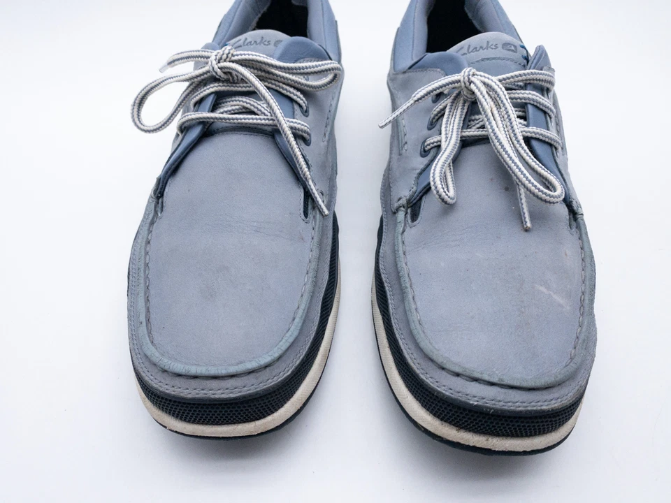 Clarks Hombre Zapatos de Cordones Bajo Informales Azul Talla 47 Eu Tipo 29618-30 - Imagen 4 de 4