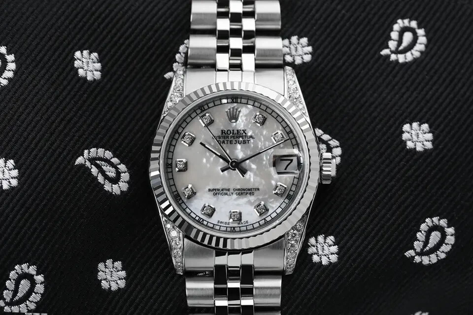 Rolex Datejust White Mother Of Pearl