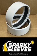 PVC Drift Sleeves 10.75" Dia 4" Wide 1/2" Thick with Round Edges and Grip Tape