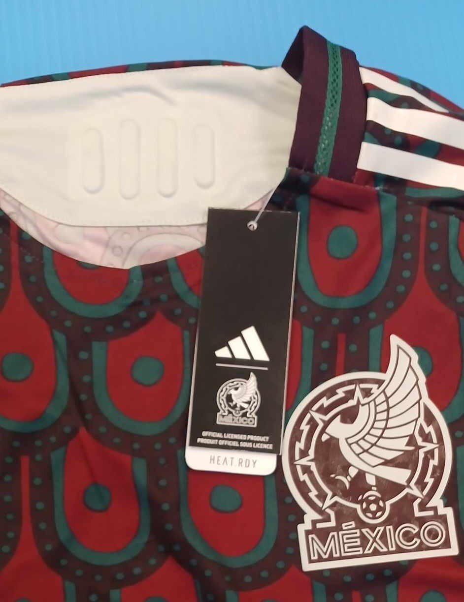 Authentic Maroon Mexico Soccer Team Jersey de Casa Copa America 2024