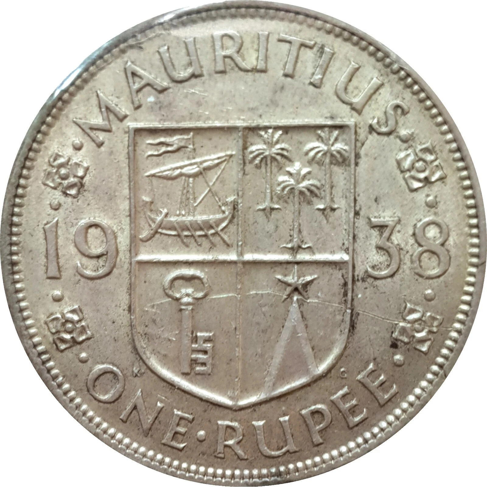 Silver 1938 Year African Coins