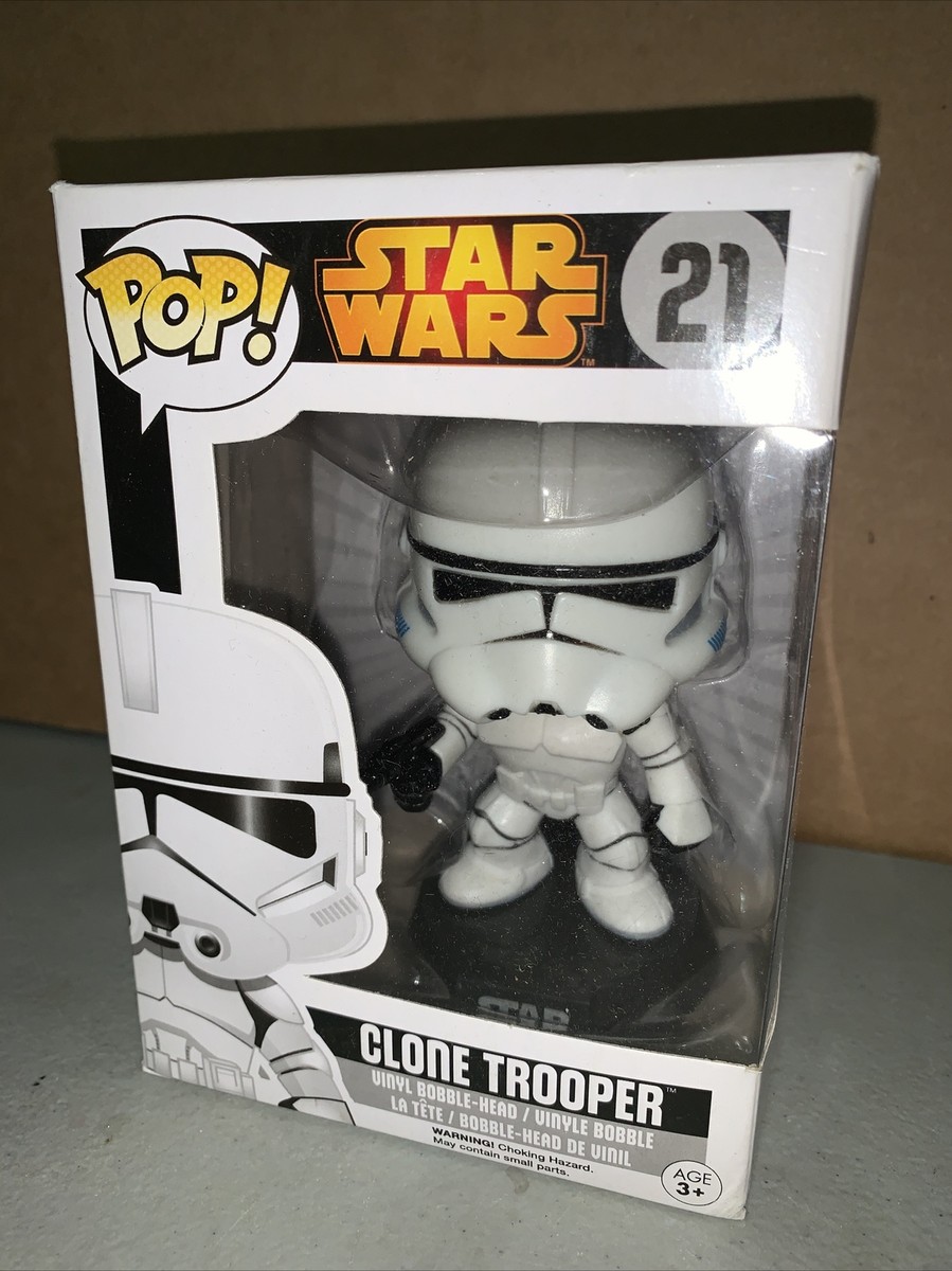 Funko POP! Star Wars Clone Trooper #21 NIB VAULTED RARE NIB | eBay