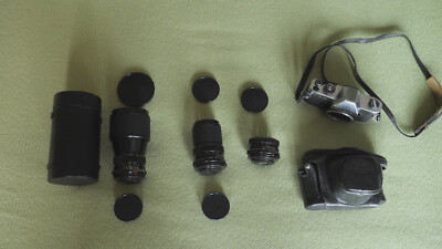 Rolleiflex SL35 + Planar 50/1.8 + Tessar 135/3.5 + Tessar 200/4 Made in Germany.