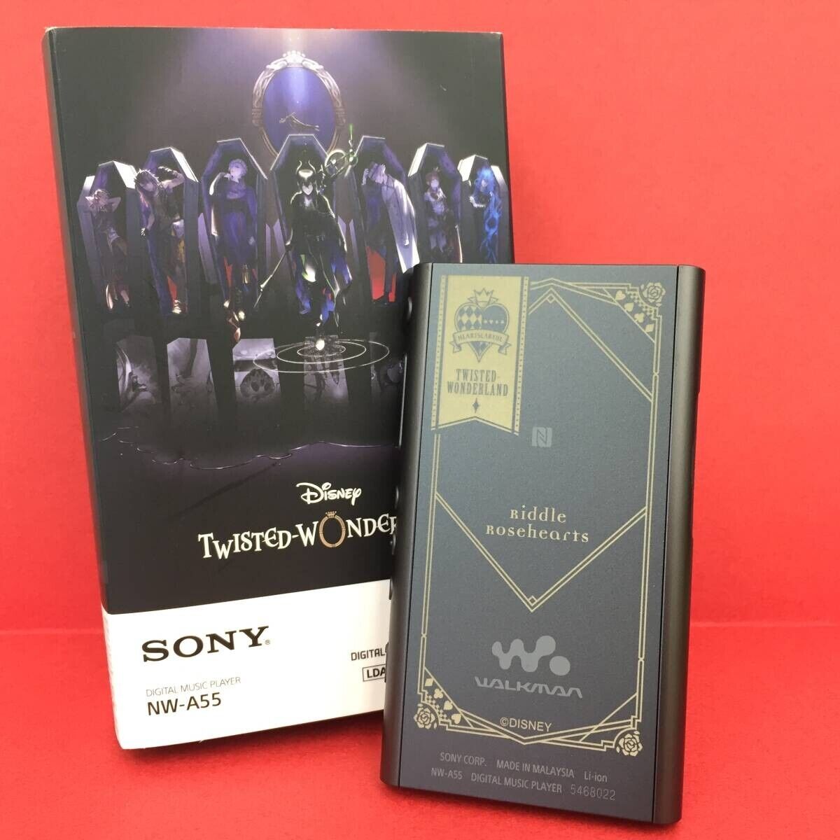 SONY NW-A55 Audio Player Disney Twisted Wonderland Edition SONY NW-A55 Audio Player Disney Twisted Wonderland Edition