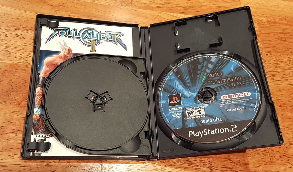 Sony PlayStation 2 Soul Calibur II Game w/Namco Transmission V1.03, COMPLETE Sony PlayStation 2 Soul Calibur II Game w/Namco Transmission V1.03, COMPLETE