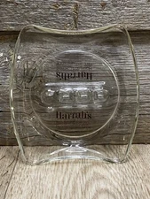 Vintage Advertising Glass Ashtray Harrah’s Hotels & Casinos Reno & Lake Tahoe