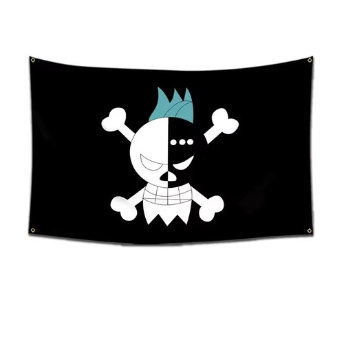 One Piece Pirate Skull Flag Home Bedroom Wall Decor Banner Anime Painting Luffy - Picture 12 of 21