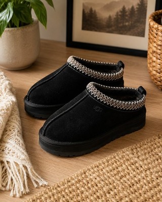 Womens UGG  Tazz II Platform Slipper - Size 9 Black