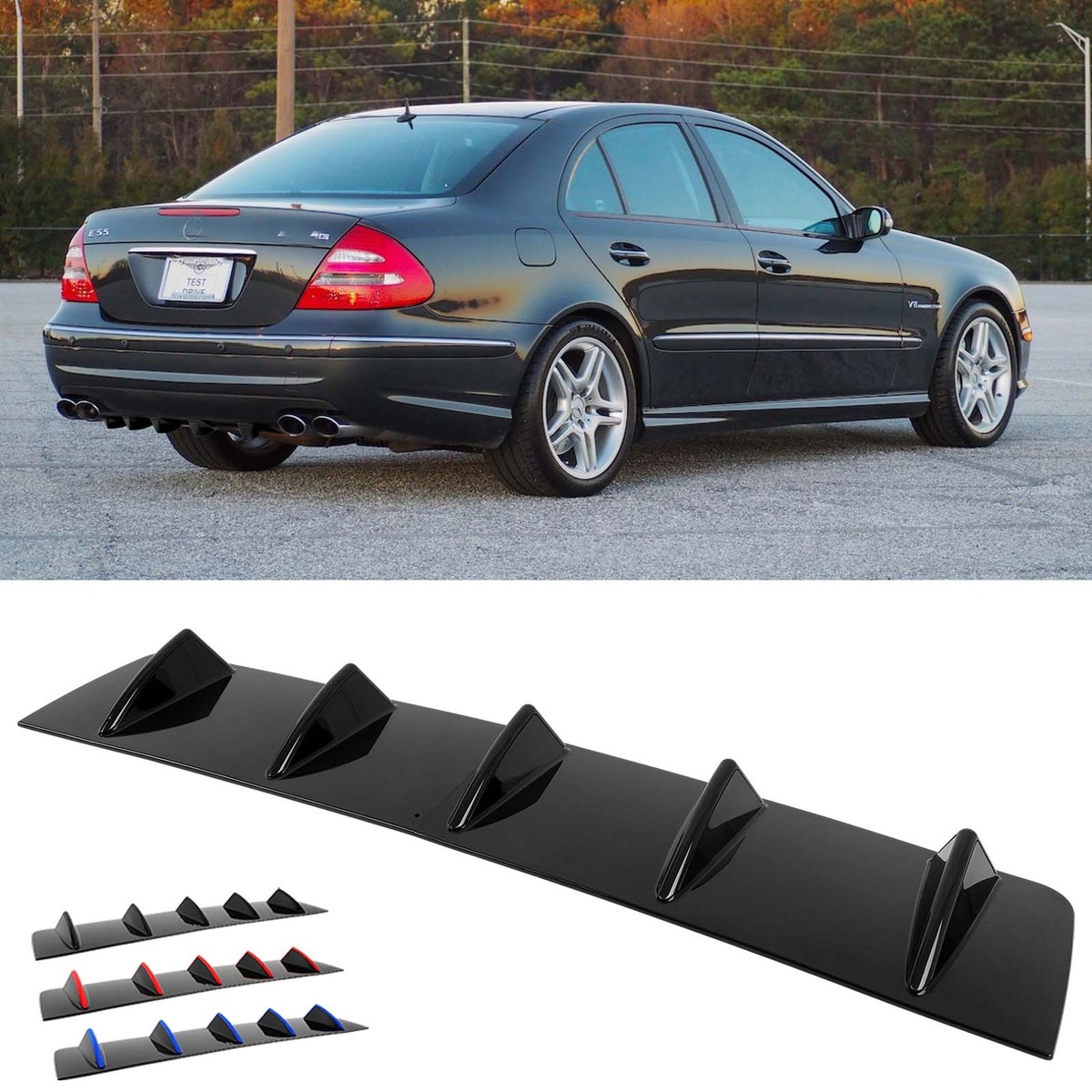 Spoilers voor de achterbumper diffuser voor auto's voor Audi B6 B7 D3