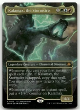 Kalamax, the Stormsire (Borderless) #13 (Foil) (NM) Special Guests SPG Magic MTG