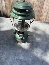 COLEMAN DOUBLE MANTLE LANTERN MODEL #220H Parts Only As Is