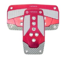 Nrg Innovations For Aluminum Sport Pedal At - Red Wsilver Carbon Nrg Innovations For Aluminum Sport Pedal At - Red Wsilver Carbon