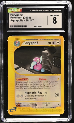 Porygon2 graded CGC 8 for sale on eBay