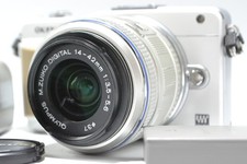 8566 shots OLYMPUS PEN mini E-PM2 silver w/ tested working from Japan