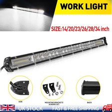 12-24V Car LED Work Light Bar Flood Spot Light Driving Offroad Truck SUV 4x4 ATV