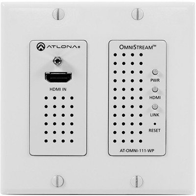 Atlona AT-OMNI-111-WP OmniStream 111 WP Wallplate Networked AV Encoder
