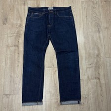 Edwin x Aspecto Japanese Selvedge Denim Jeans, ED-80, Indigo, Mens W34 L32