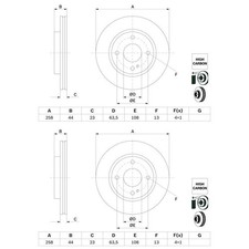 Disque de frein Ford KA