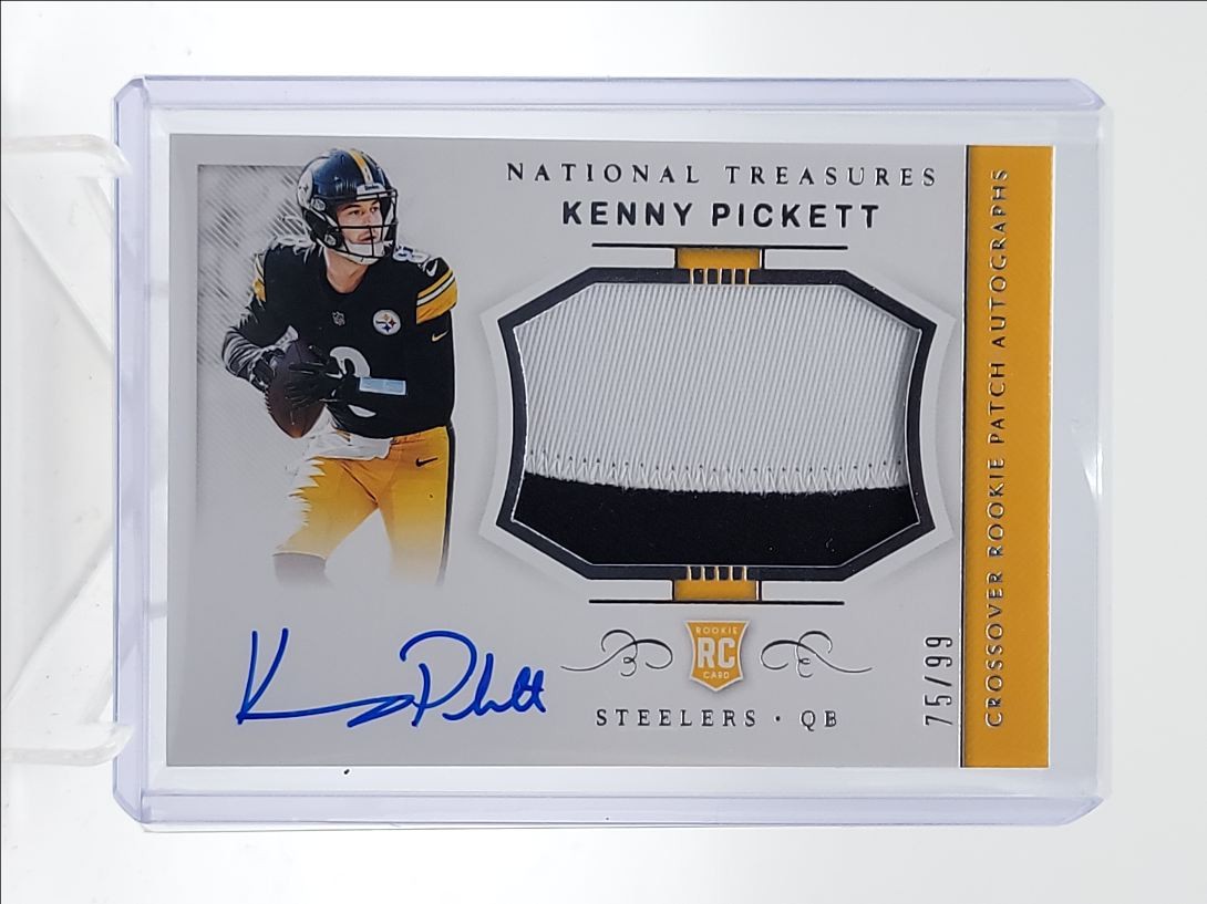KENNY PICKETT 2022 NATIONAL TREASURES CROSSOVER ROOKIE RPA RC AUTO /99 Q0895