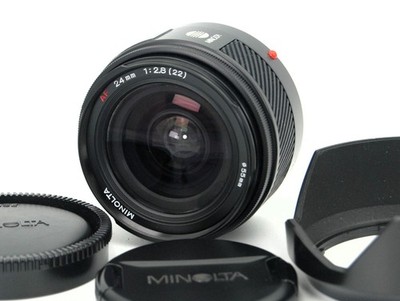 【 Near MINT】Minolta AF 24mm F/2.8 Wide Angle Lens Sony A Alpha Mount from Japan