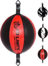 Speedball in Pelle Doppia Estremità Sacco Da Boxe MMA Boxe Posizionamento a Soff