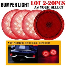 2-20X LED Reflector Rear Bumper Tail Brake Light Lamp For 2007-10 Toyota Corolla