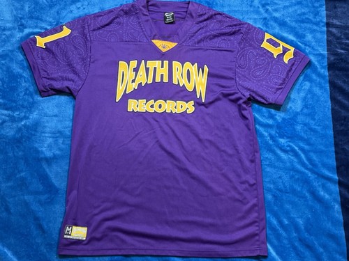 Death Row Records Los Angeles 91 Purple Jersey Size XL