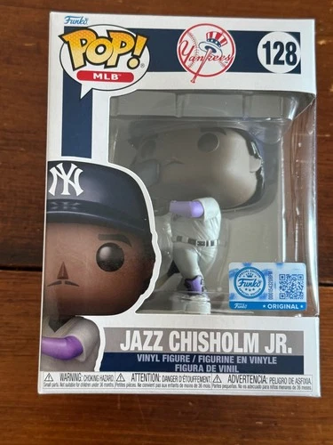Funko Pop! Jazz Chisholm Jr. #128 NY Yankees MLB Exclusive Vinyl-NEW-FAST SHIP
