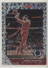 2019 Panini NBA Hoops Premium Stock Silver Lazer Prizm Denzel Valentine #30 0b3
