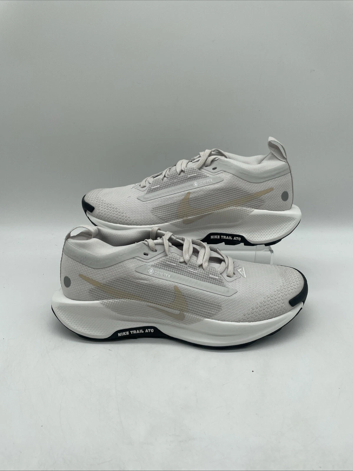 Nike ReactX Pegasus Trail 5 Trainers Running Shoes Grey Green UK 5 EU 38.5 New