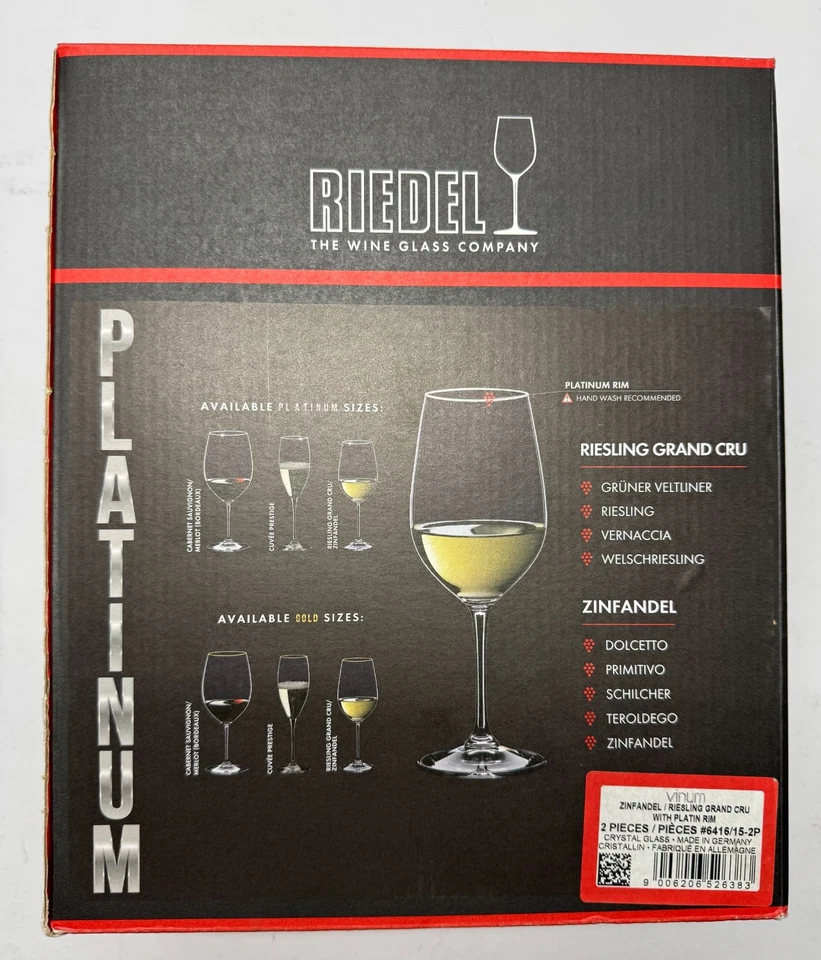 Juego de 2 vasos Riedel Platinum Riesling Foto 2 de 4