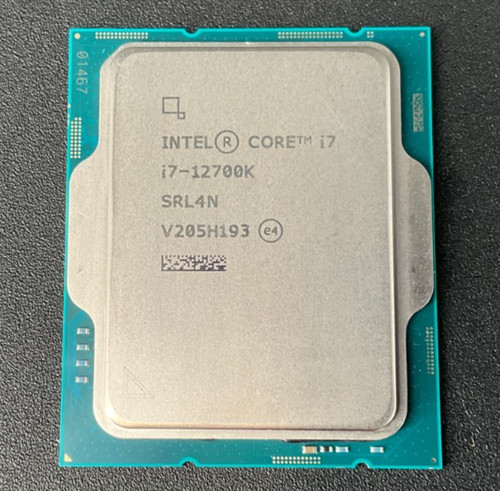 Intel Core i7-12700K Processor (5 GHz, 12 Cores, FCLGA1700) Tray - CM8071504553828