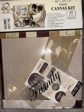 Scrapbook Company Family Canvas Kit 49 Pieces