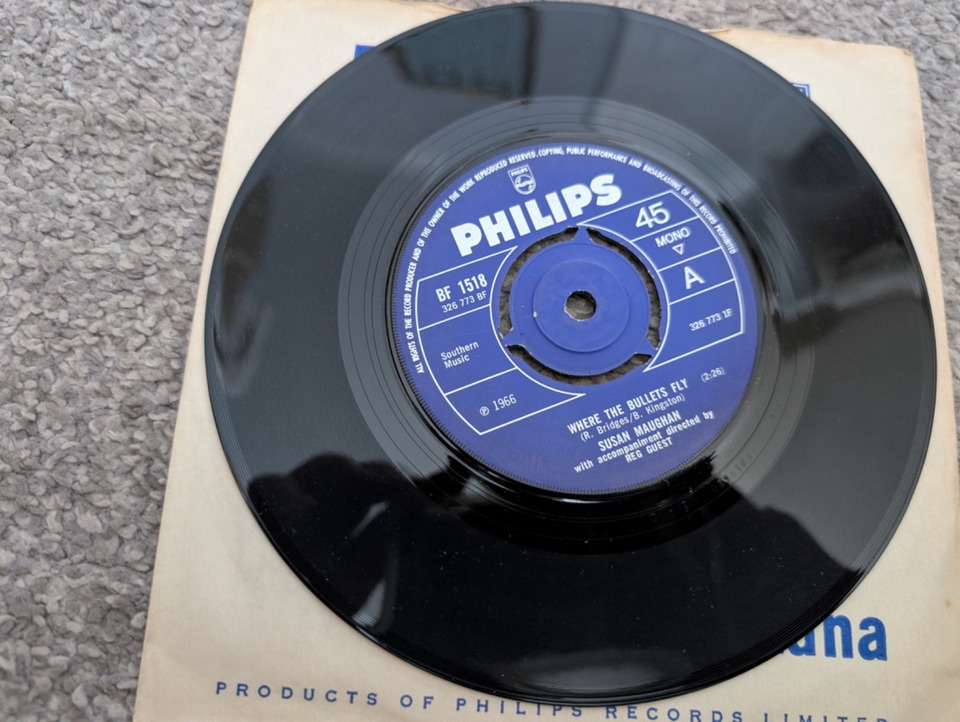 SUSAN MAUGHAN Where The Bullets Fly 1966 PHILIPS near mint | eBay UK