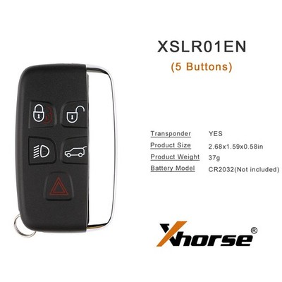 Xhorse Universal Smart Key XM38 5 Buttons For Land Rover for VVDI Key XSLR01EN