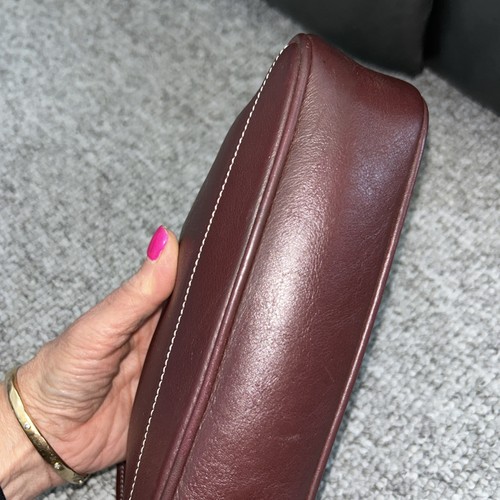 Y2k Coach 7785 Demi Burgundy Shoulder Bag  Vintage Nice - Picture 4 of 17