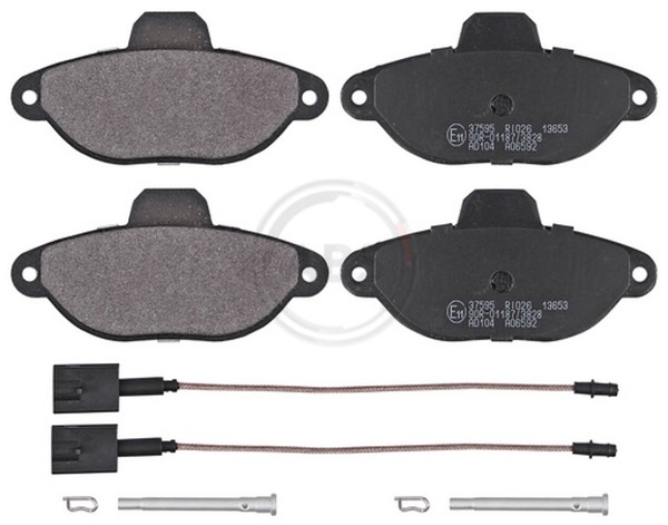 Bremsbelagsatz Scheibenbremse A.B.S. 37595 FüR Fiat Panda RU8 Ford KA 500 Tdci-image
