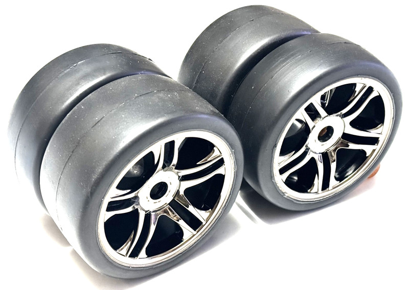 Fits Traxxas 64077-3 XO-1 - TIRES Front/Rear Set of 4 Wheels Tyres factory glued