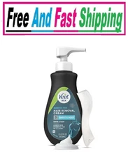 Hair Removal Cream for Men, 5 Min Sensitive Skin, Hair Removal Gel for Body, Che