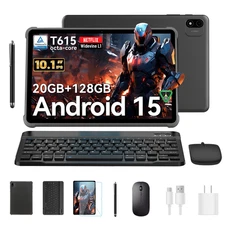 Tablet 10.1" Android 15 Tablets 1920 * 1200 FHD Display 20GB RAM 128GB Gemini AI