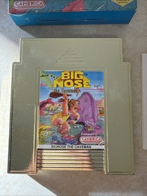 Big Nose the Caveman NES CIB Camerica &bull; Box, Manual, Insert, Cart &bull; Tested