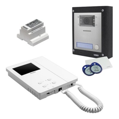 L15878 - VIDEX 4K Video 1 Way Intercom Kit - VK4KX-1S