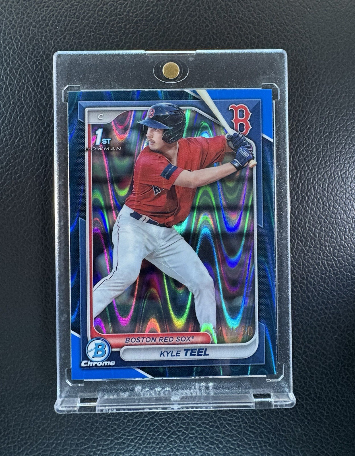 Kyle Teel 2024 Bowman 1st Blue /150 BCP-48 Boston Red Sox White Sox